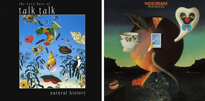 Pochette des albums Natural History Talk-Talk / Pink Moon Nick Drake