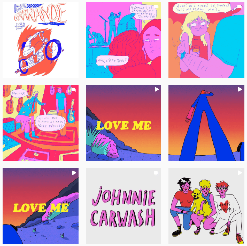Les illustrations sur le compte de @margooodino / Instagram