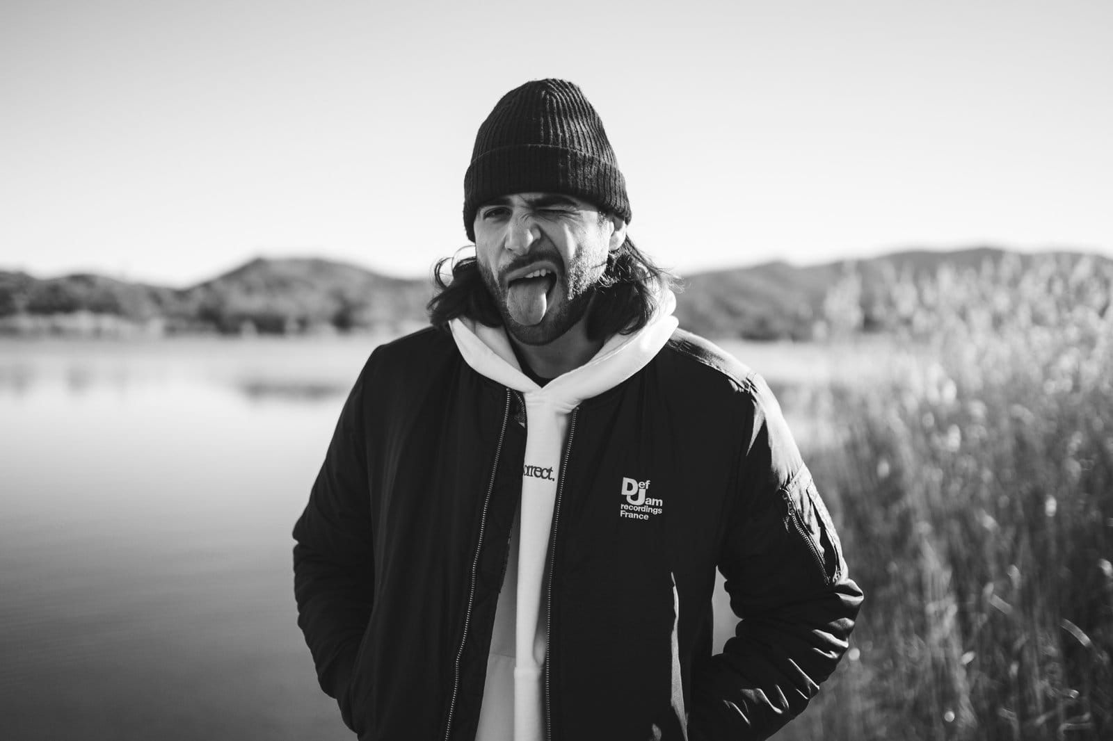 Kemmler portant les couleurs de son label Def Jam Recordings France.