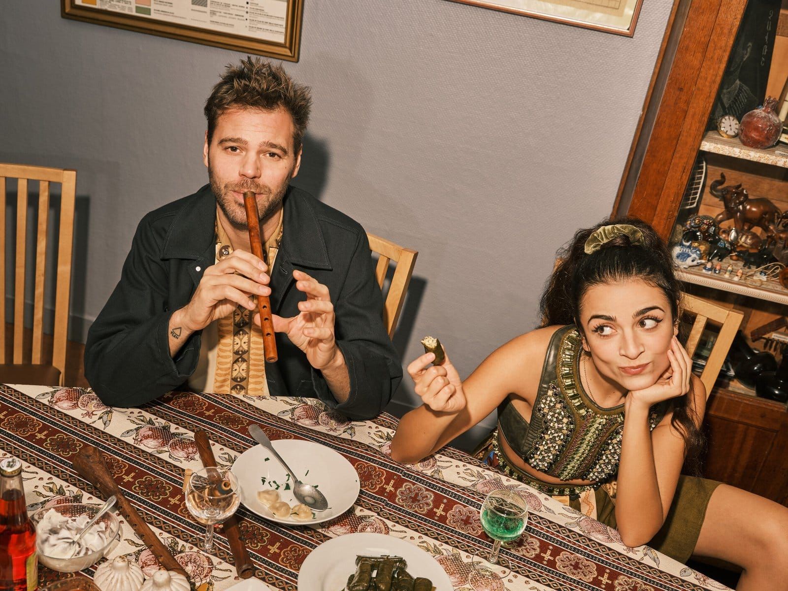 Louis Thomas et Jaklin Baghdasaryan à la Maison de la culture arménienne © Felipe Barbosa