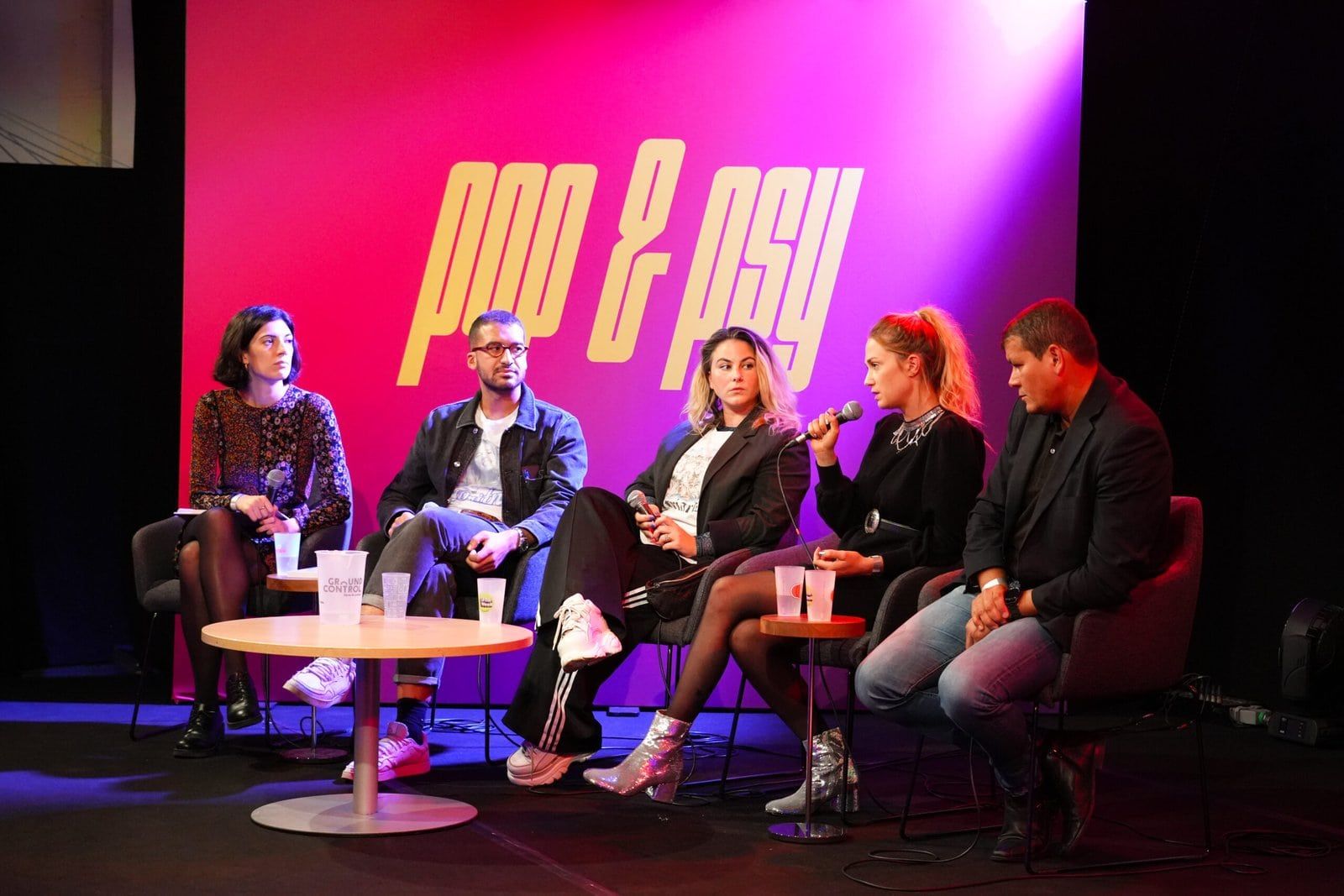 Une des intervention lors de la deuxième édition du festival Pop & Psy en 2022 © Benoit Gaboriaud