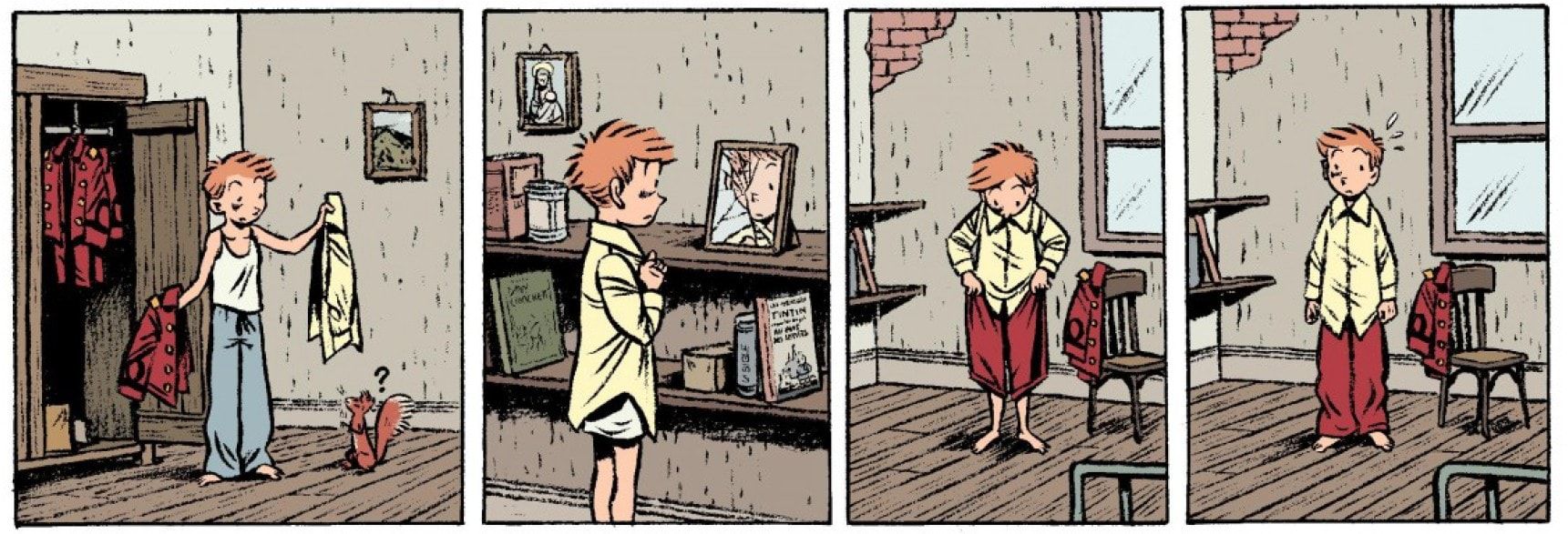 Extrait du livre « Spirou le journal d’un ingénu » par Emile Bravo, © Dupuis