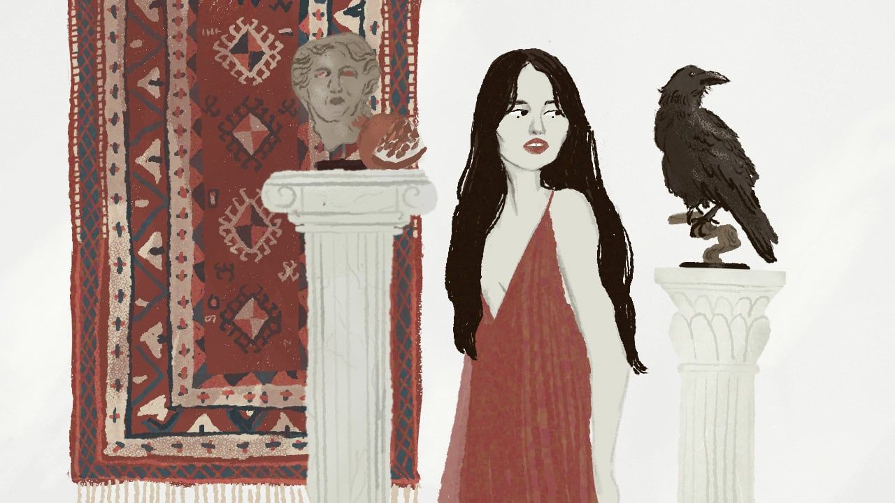 La chanteuse Solann mélange dans son univers ses origines arméniennes et la sorcellerie / Illustration : Camille Scali