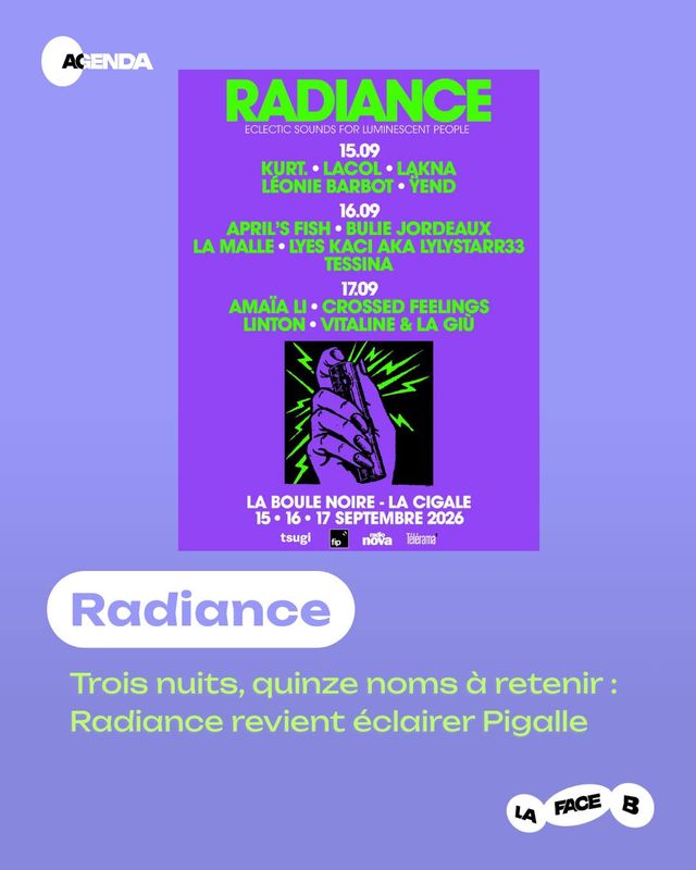 Du 15 au 17 septembre, @laboulenoire_ et @lacigaleofficiel ouvrent trois soirées entières à une quinzaine d'artistes…