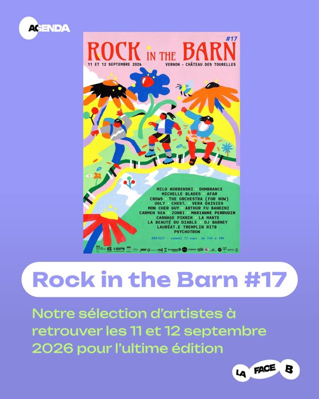 Après 17 ans d'existence, @rockinthebarn tire sa révérence. Les 11 et 12 septembre à Vernon, le Château des Tourelles…