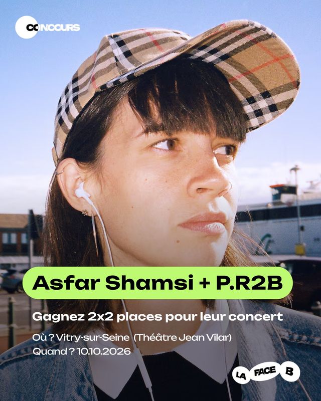 🚨 Alerte concours 🚨 @asfarshamsi et @p.r2b seront sur la scène du @theatrejeanvilarvitry le 10 octobre pour le…